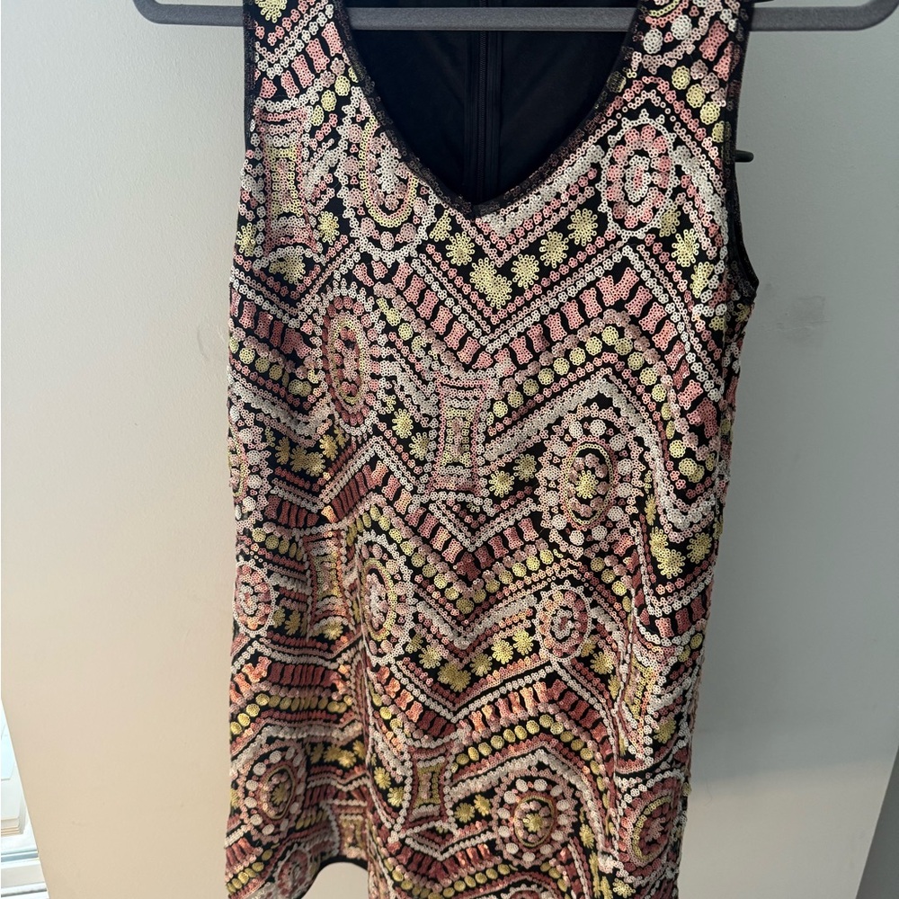 Colorful Patterned Sleeveless Dress